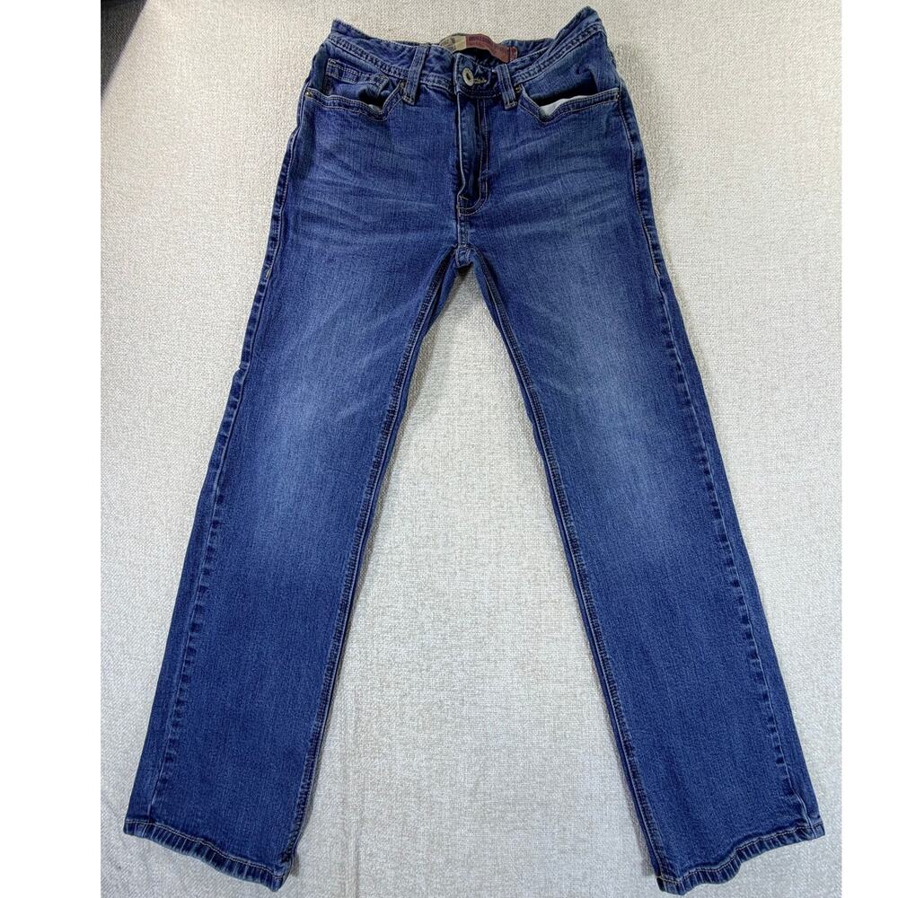 Rock Roll Denim Men's Blue 29x32 Vintage 46 Double Straight Relaxed Denim Jeans